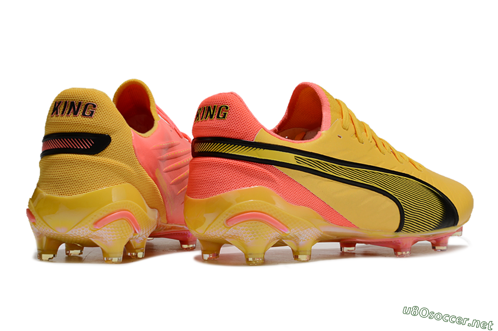 Men's Puma Ultra Ultimate FG Football Boots - Red/Black/Yellow 7