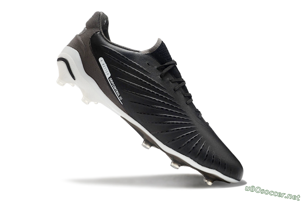 Men's Puma Ultra Ultimate FG Football Boots - Black/White/Grey 4