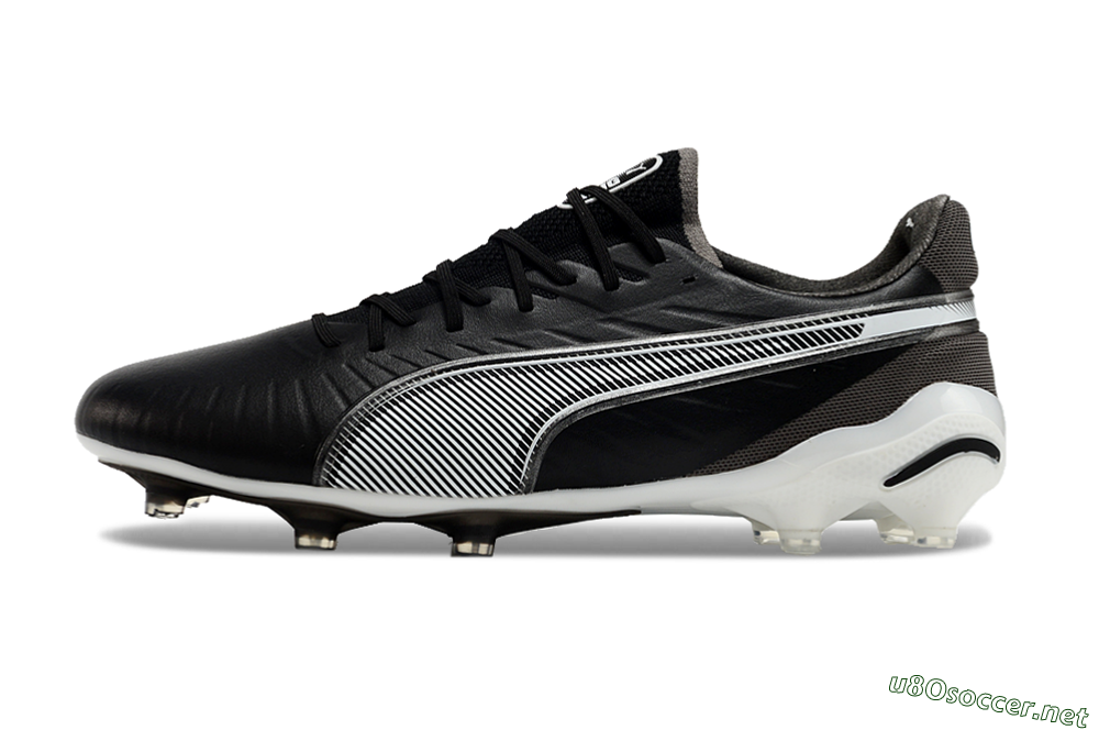 Men's Puma Ultra Ultimate FG Football Boots - Black/White/Grey 0