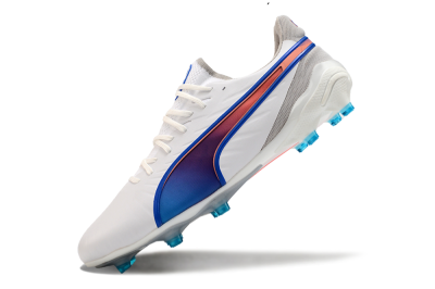Men's Puma Ultra Ultimate FG Football Boots - White/Blue/Red