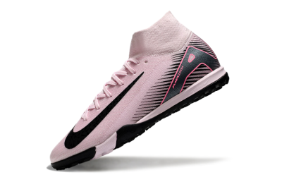 Men's Nike Air Zoom Mercurial Superfly 10 Elite TF Football Shoes - Pink/Black