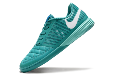 Men's Nike Lunar Gato 2 IC Football Shoes - Jade/White