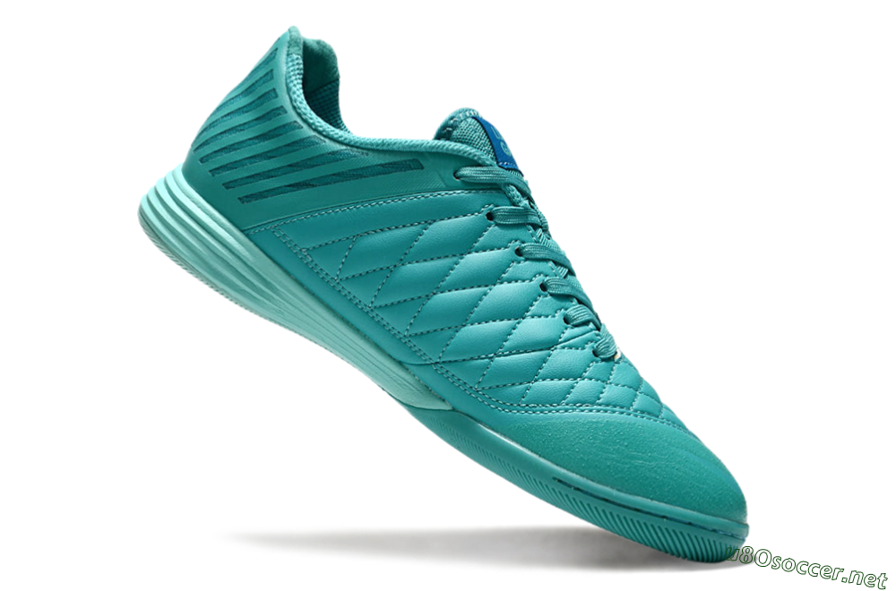 Men's Nike Lunar Gato 2 IC Football Shoes - Jade/White 4