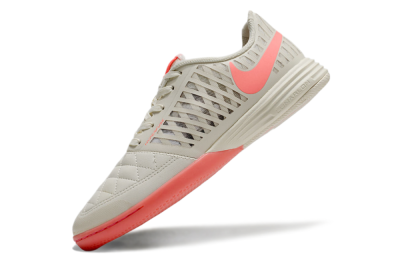 Men's Nike Lunar Gato 2 IC Football Shoes - Beige/Pink