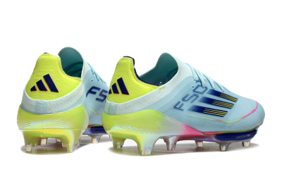 Men's Adidas F50+ Lightstrike Pro FG Football Boots - Jade/Blue/Yellow