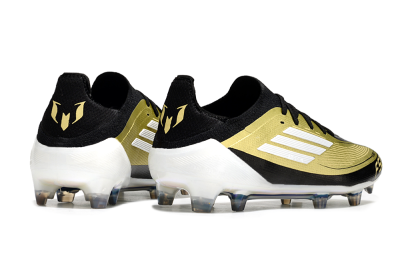 Men's Adidas F50 Elite FG Football Boots - Gold/Black/White