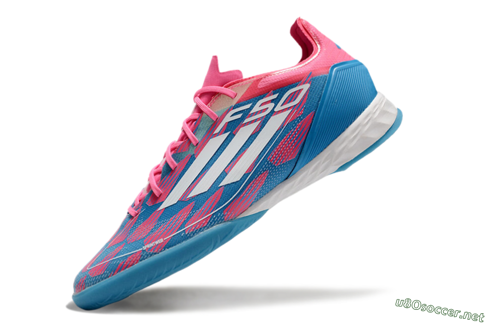 Men's Adidas F50 Pro IC Football Shoes - Blue/Red/White 5