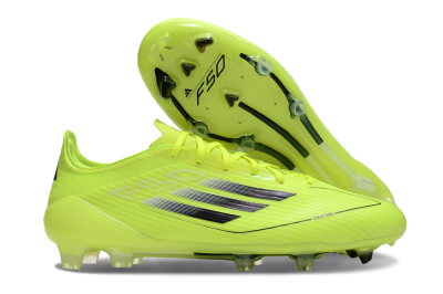 Men's Adidas F50 Elite FG Football Boots - Yellow/Black