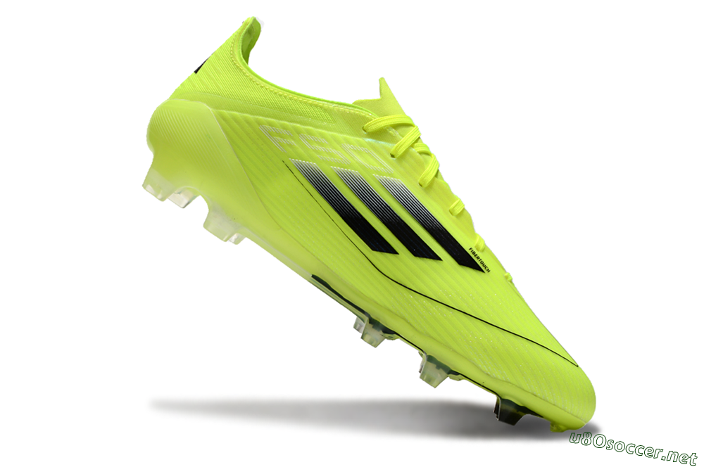 Men's Adidas F50 Elite FG Football Boots - Yellow/Black 4