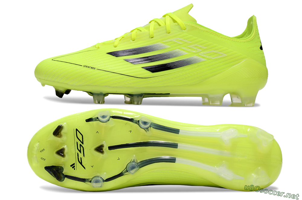 Men's Adidas F50 Elite FG Football Boots - Yellow/Black 1