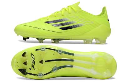Men's Adidas F50 Elite FG Football Boots - Yellow/Black