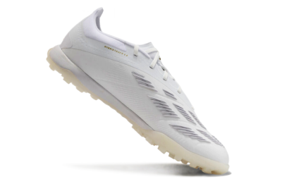 Men's Adidas Predator 24 Elite TF Football Shoes - Beige/White/Gold