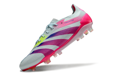 Men's Adidas Predator 24 Elite FG Football Boots - Jade/Blue/Pink