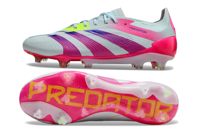 Men's Adidas Predator 24 Elite FG Football Boots - Jade/Blue/Pink