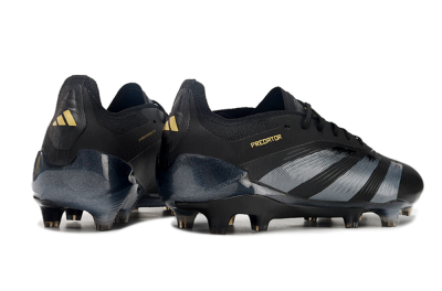 Men's Adidas Predator Elite 24 FG Football Boots - Black/Silver/Yellow