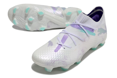Men's Puma Future Ultimate FG Football Boots - White/Purple/Jade