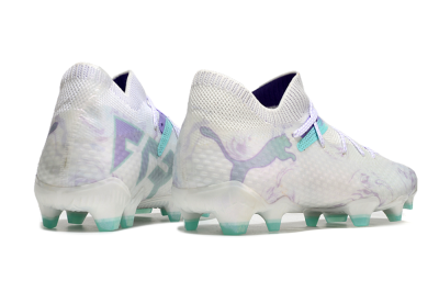 Men's Puma Future Ultimate FG Football Boots - White/Purple/Jade