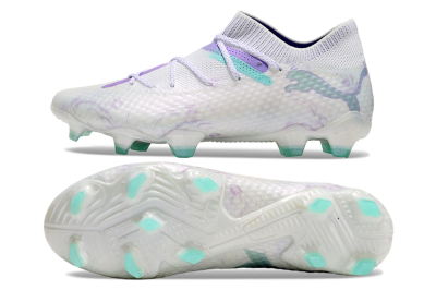 Men's Puma Future Ultimate FG Football Boots - White/Purple/Jade