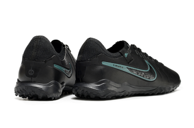 Men's Nike Tiempo Legend 10 Pro TF Football Shoes - Black/Jade