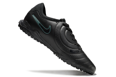 Men's Nike Tiempo Legend 10 Pro TF Football Shoes - Black/Jade