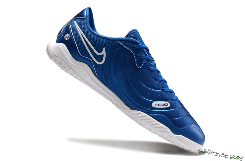 Men's Nike Tiempo Legend 10 Academy IC Football Shoes - Blue/White 4