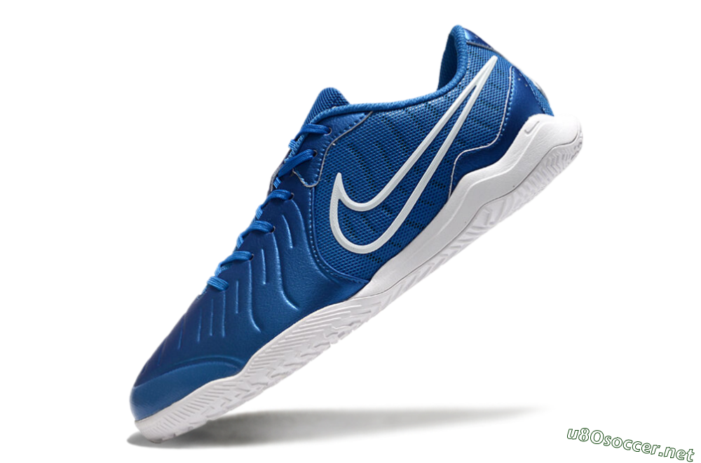 Men's Nike Tiempo Legend 10 Academy IC Football Shoes - Blue/White 5