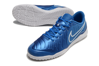 Men's Nike Tiempo Legend 10 Academy IC Football Shoes - Blue/White