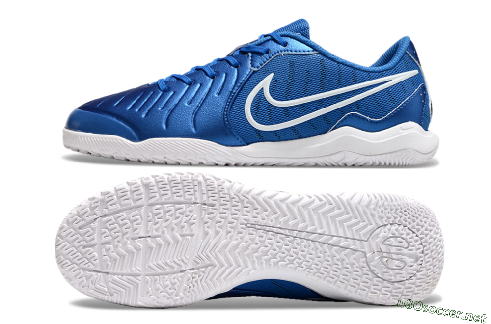 Men's Nike Tiempo Legend 10 Academy IC Football Shoes - Blue/White 1