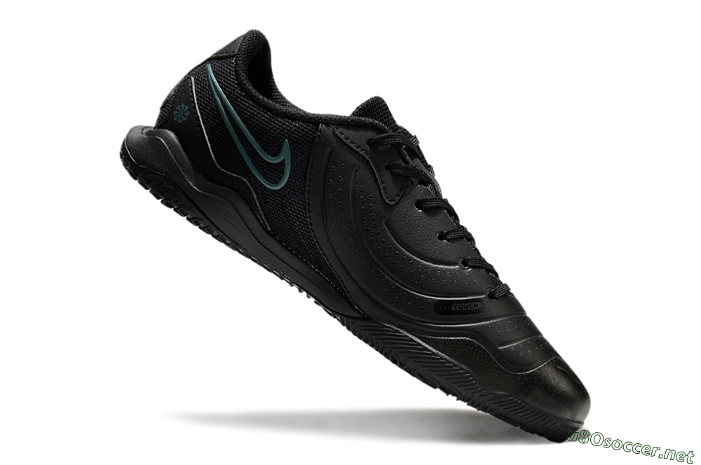 Men's Nike Tiempo Legend 10 Academy IC Football Shoes - Black/Jade 4
