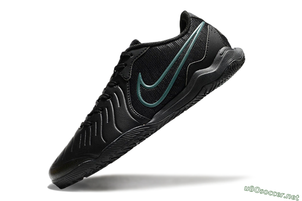 Men's Nike Tiempo Legend 10 Academy IC Football Shoes - Black/Jade 5