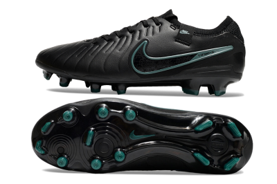 Men's Nike Tiempo Legend 10 Elite FG Football Boots - Black/Jade