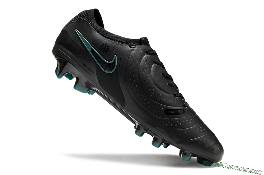 Men's Nike Tiempo Legend 10 Elite FG Football Boots - Black/Jade 4