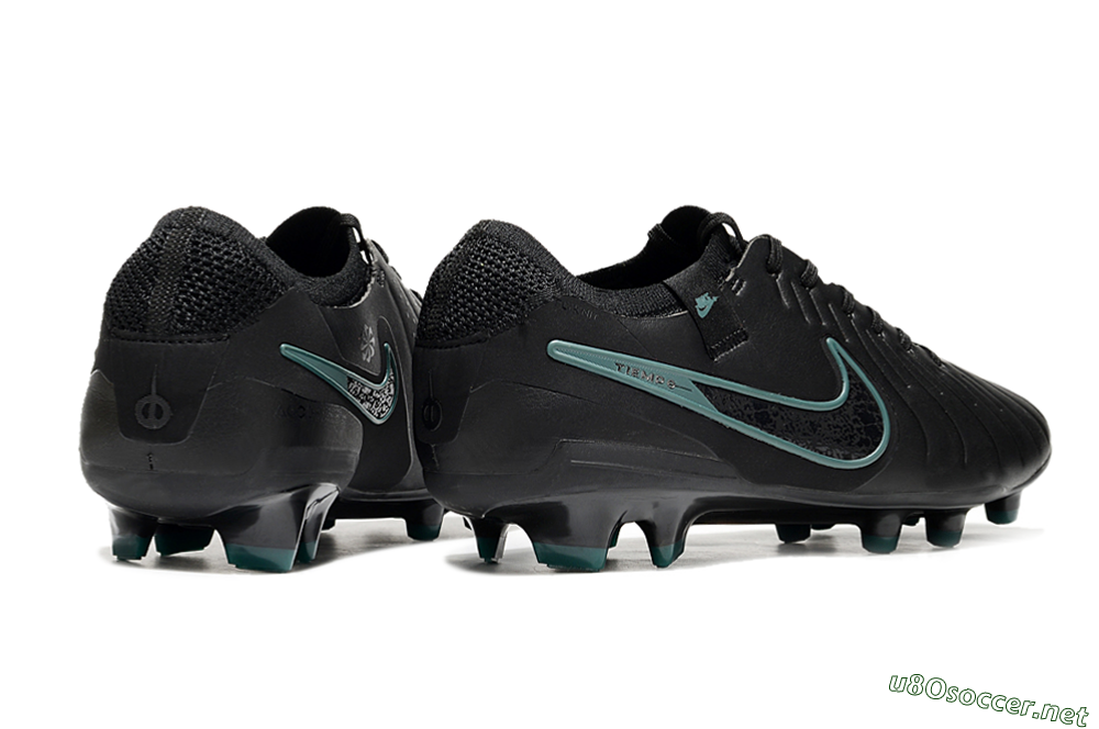 Men's Nike Tiempo Legend 10 Elite FG Football Boots - Black/Jade 6