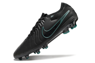 Men's Nike Tiempo Legend 10 Elite FG Football Boots - Black/Jade