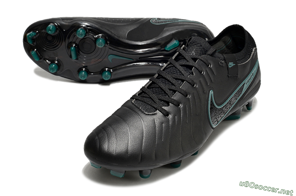 Men's Nike Tiempo Legend 10 Elite FG Football Boots - Black/Jade 3