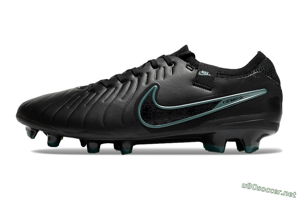 Men's Nike Tiempo Legend 10 Elite FG Football Boots - Black/Jade 0