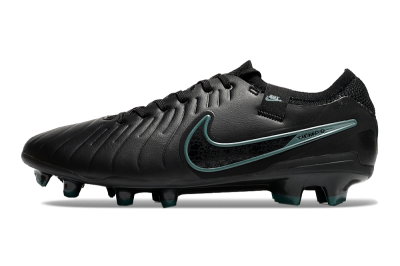 Men's Nike Tiempo Legend 10 Elite FG Football Boots - Black/Jade
