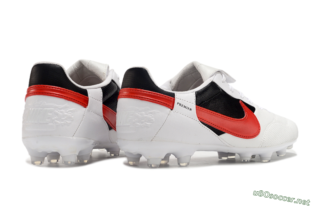 Men's Nike The Premier 3 FG Football Boots - Beige/Red/Black 4