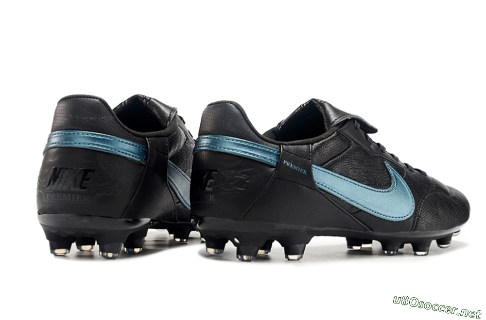 Men's Nike The Premier 3 FG Football Boots - Black/Silver/Blue 5