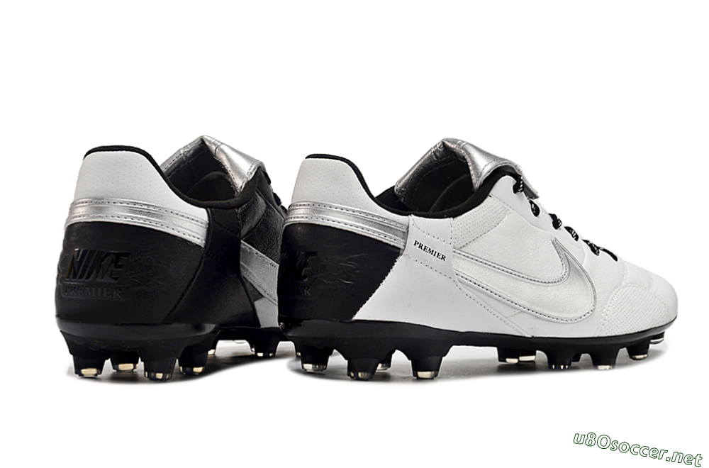 Men's Nike The Premier 3 FG Football Boots - Beige/Silver/Black 5