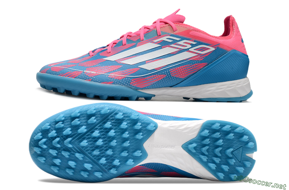 Unisex Adidas F50 Elite FG Football Boots - Blue/Pink/White 1