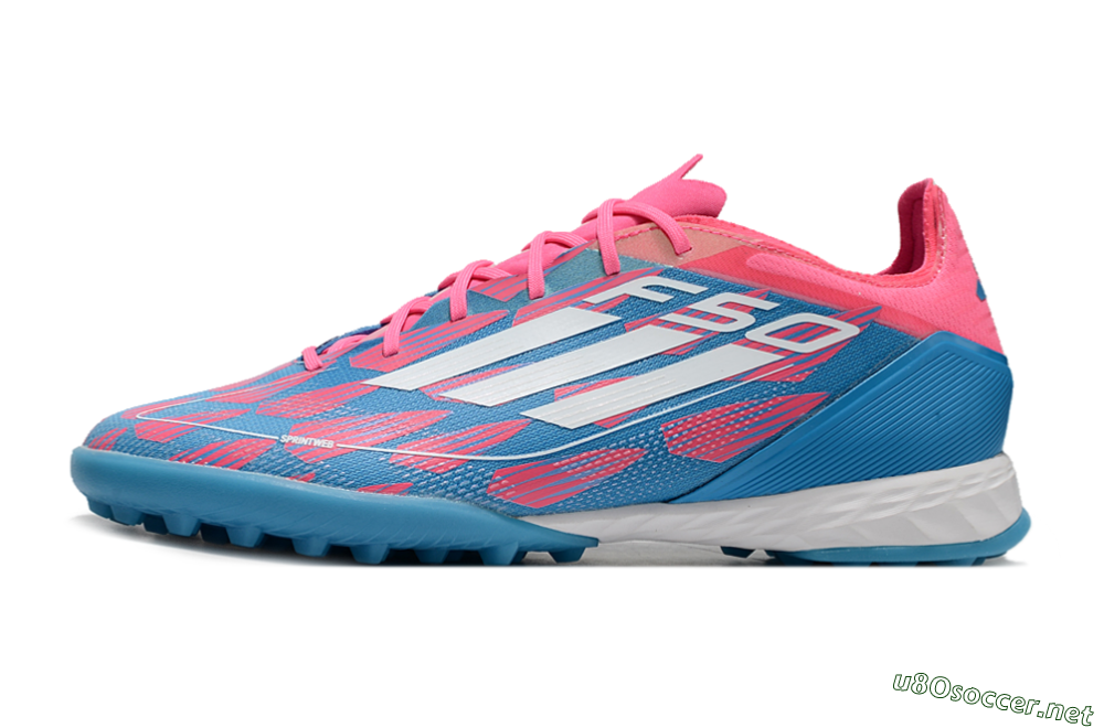 Unisex Adidas F50 Elite FG Football Boots - Blue/Pink/White 0