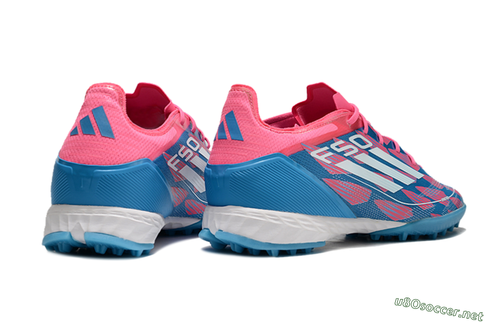 Unisex Adidas F50 Elite FG Football Boots - Blue/Pink/White 6