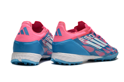 Unisex Adidas F50 Elite FG Football Boots - Blue/Pink/White