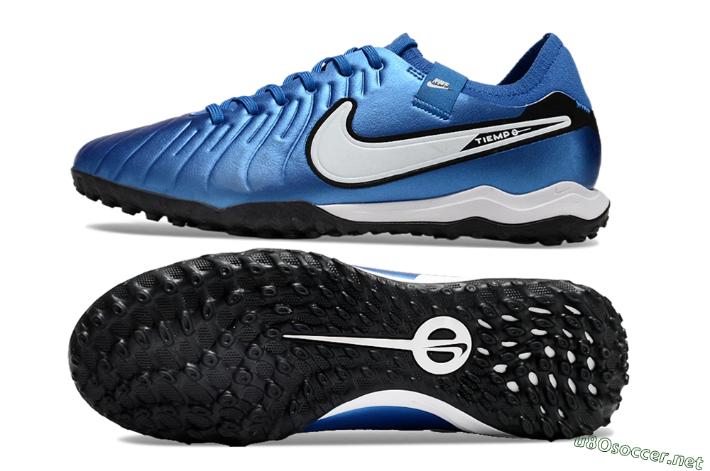 Unisex Nike Tiempo Legend 10 Elite TF Football Shoes - Blue/White/Black 1
