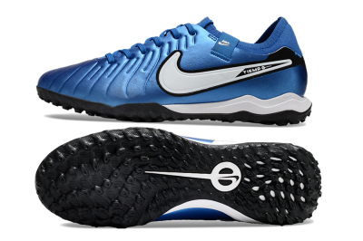 Unisex Nike Tiempo Legend 10 Elite TF Football Shoes - Blue/White/Black