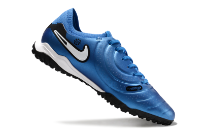 Unisex Nike Tiempo Legend 10 Elite TF Football Shoes - Blue/White/Black