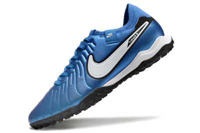 Unisex Nike Tiempo Legend 10 Elite TF Football Shoes - Blue/White/Black