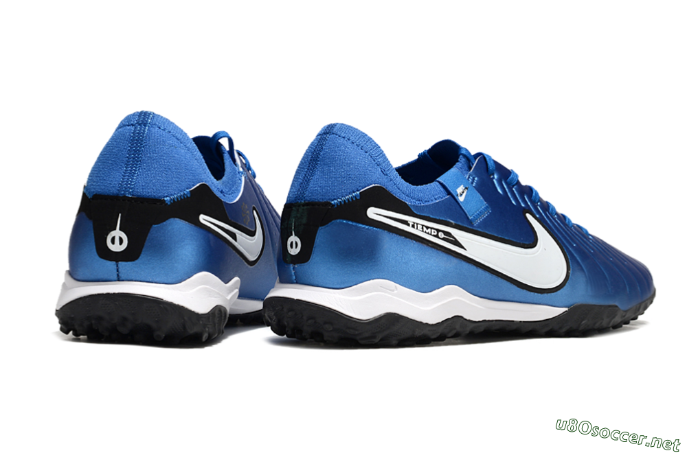 Unisex Nike Tiempo Legend 10 Elite TF Football Shoes - Blue/White/Black 6