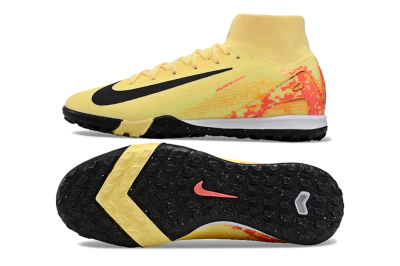 Unisex Nike Air Zoom Mercurial Superfly 10 Elite TF Football Shoes - Yellow/Pink/Black